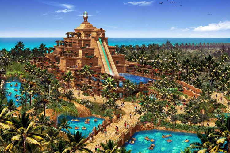 Dubai Bus Hire Atlantis WaterPark